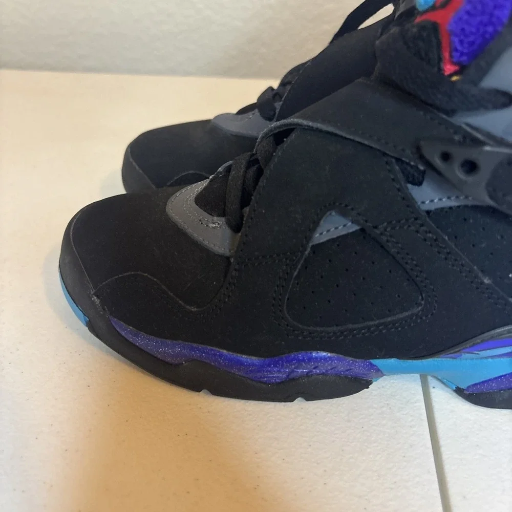 Size 4Y- Jordan 8 Retro‎ 2015 Mid Aqua NO BOX
